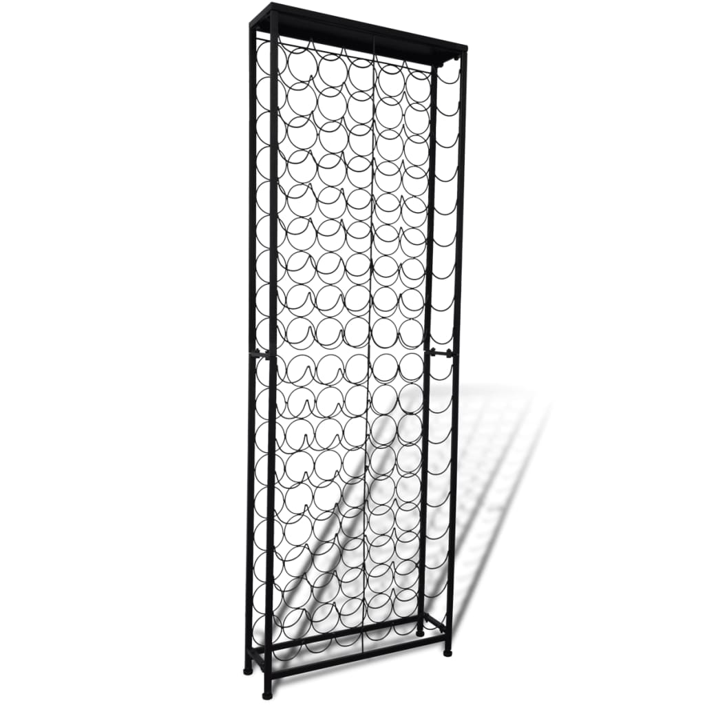 vinreol til 108 flasker metal