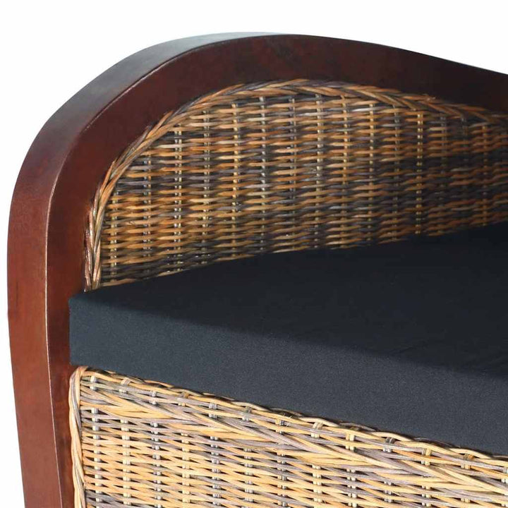 lænestol håndvævet rattan