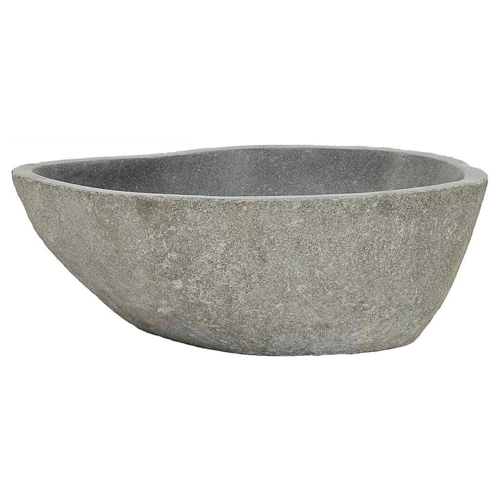 håndvask (37-46)x(29-36) cm oval flodsten