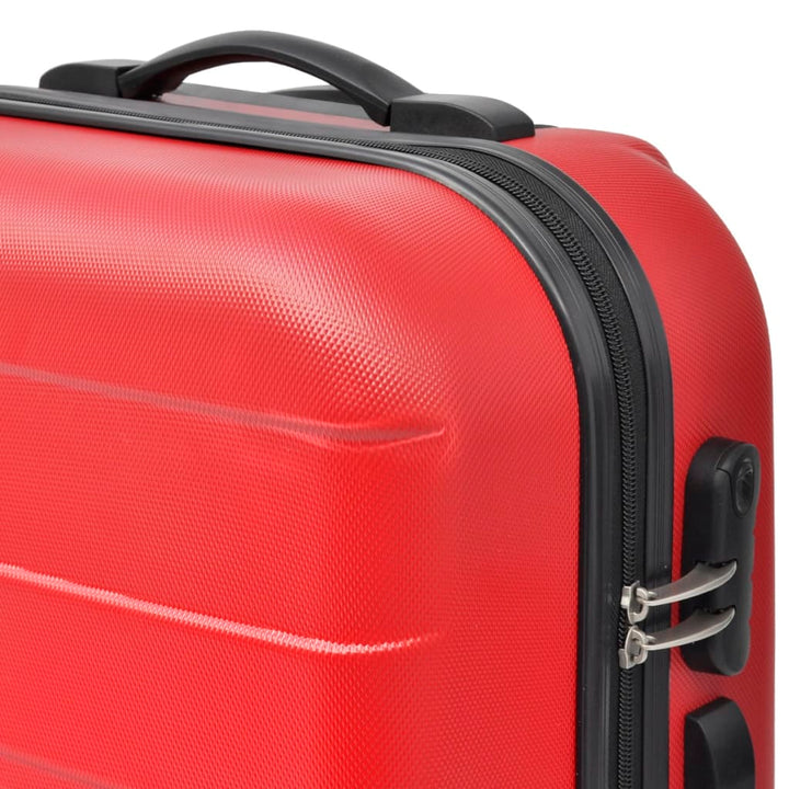 hardcase trolleysæt 45,5/55/66 cm rød