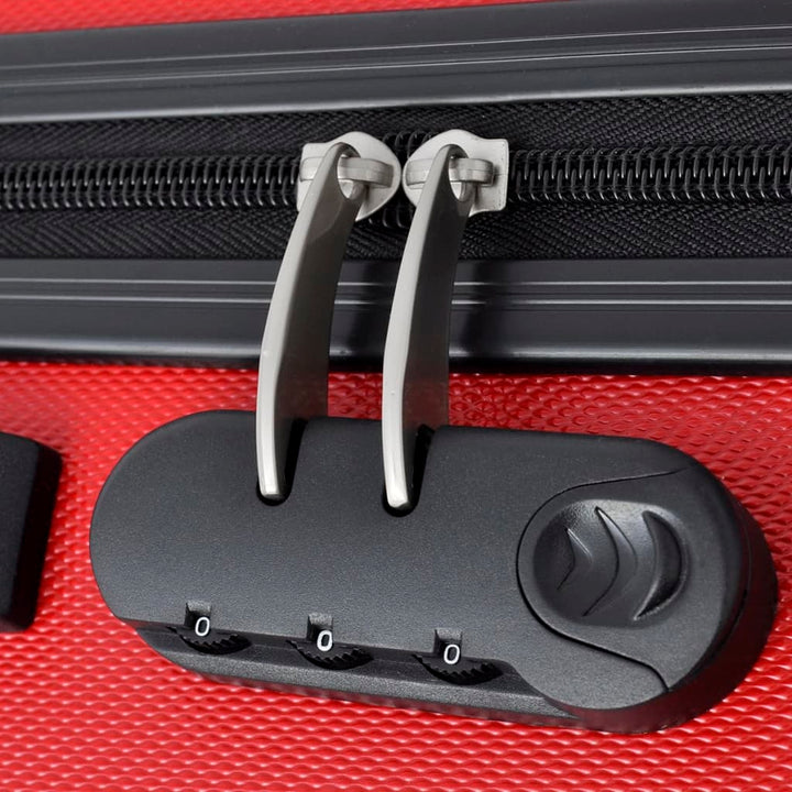 hardcase trolleysæt 45,5/55/66 cm rød