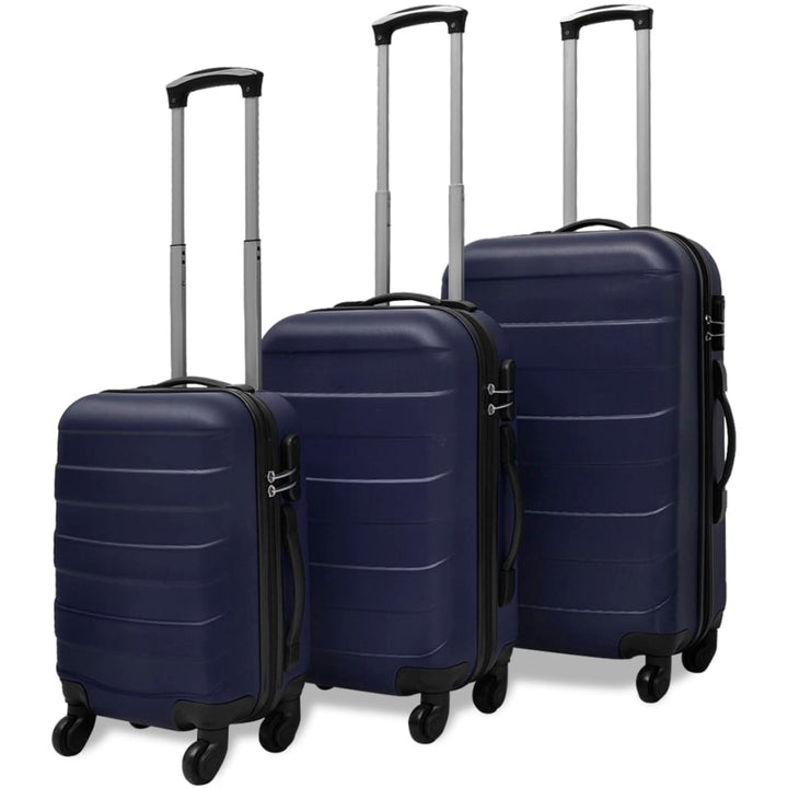 hardcase trolleysæt 45,5/55/66 cm blå