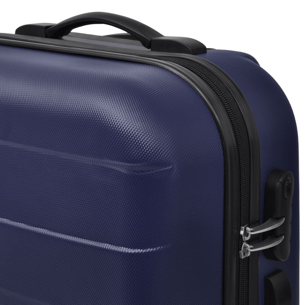hardcase trolleysæt 45,5/55/66 cm blå