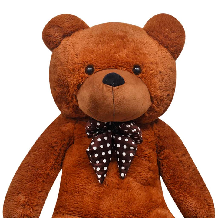 tøjbamse 242 cm plysstof brun