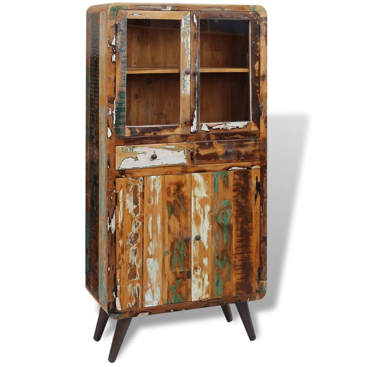 skab 90x40x190 cm massivt genbrugstræ
