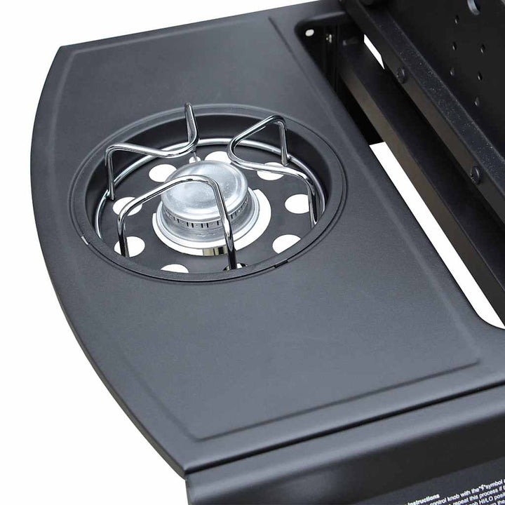 gasgrill 4+1 grillzoner sort