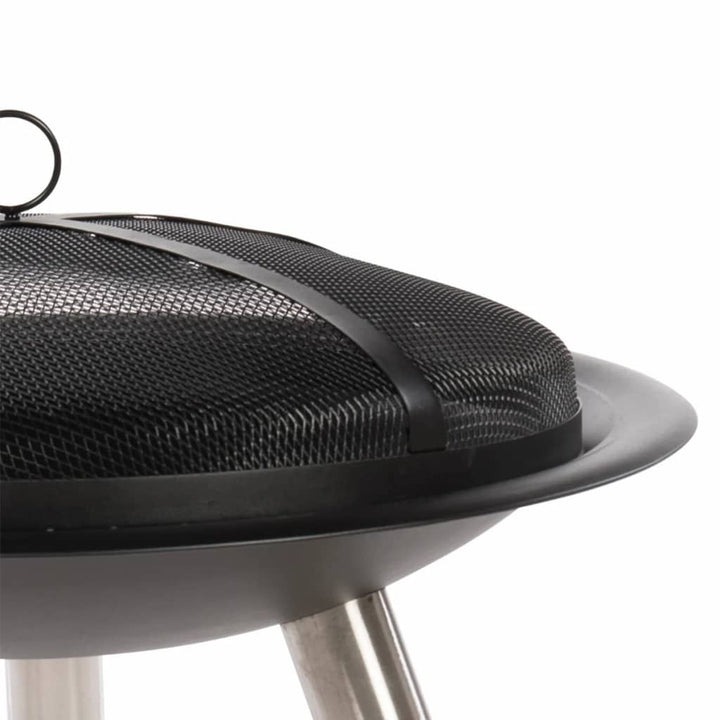 bålfad Chicago sort stål 75 cm 85013