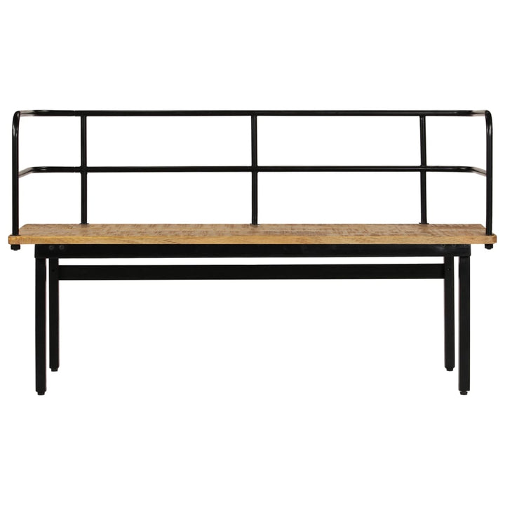 bænk i massivt mangotræ 120 x 40 x 70 cm