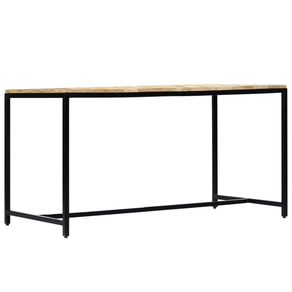 spisebord 140x70x75 cm massivt ru mangotræ