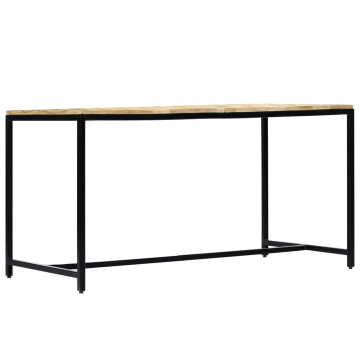 spisebord 140x70x75 cm massivt ru mangotræ