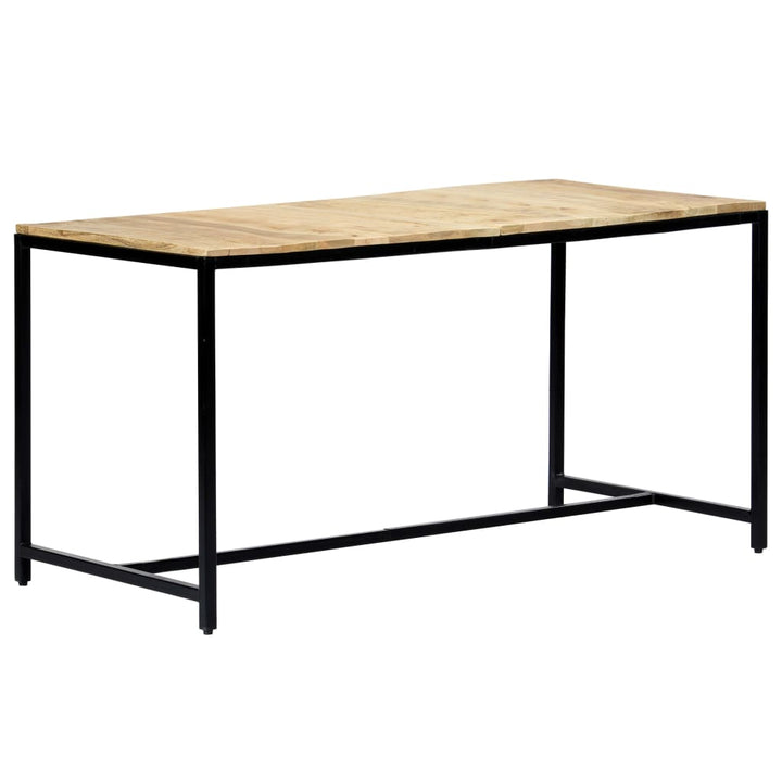 spisebord 140x70x75 cm massivt ru mangotræ