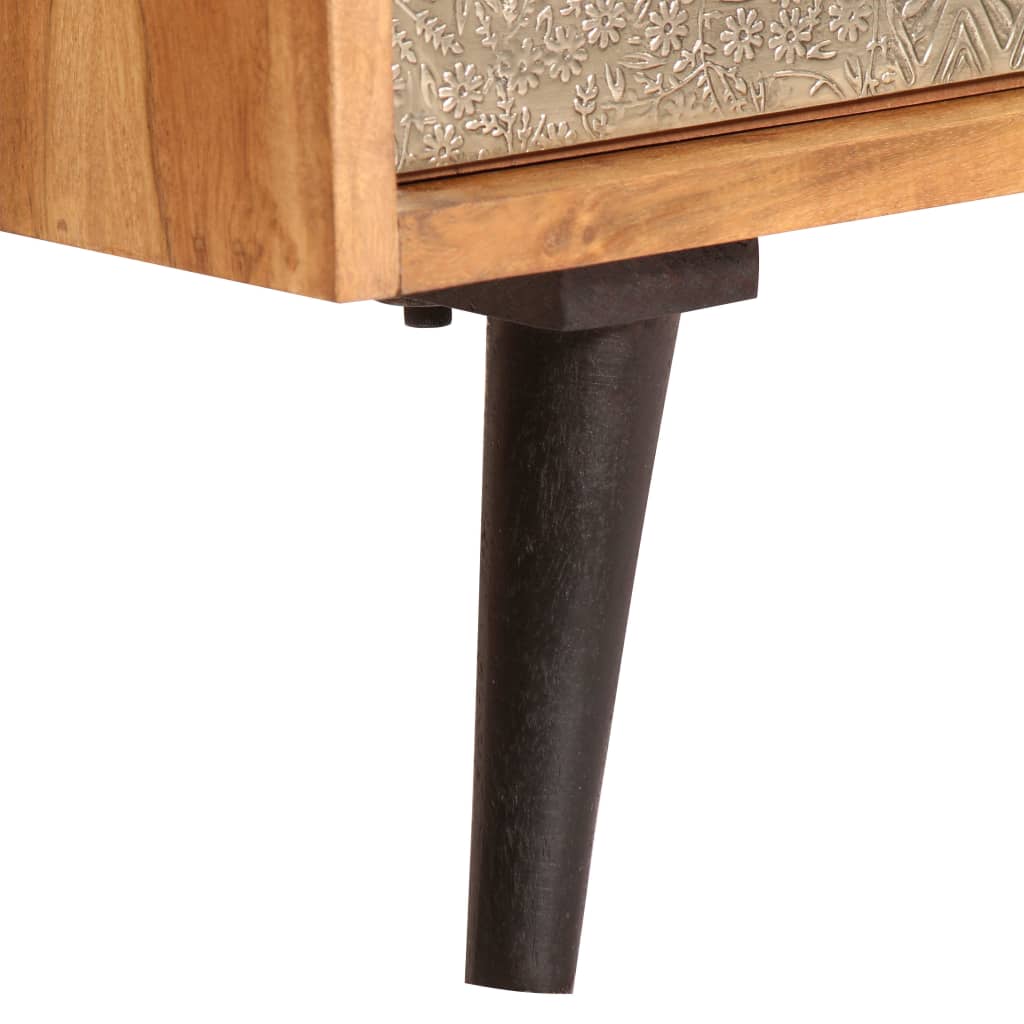 skænk 80x30x75 cm massivt akacietræ