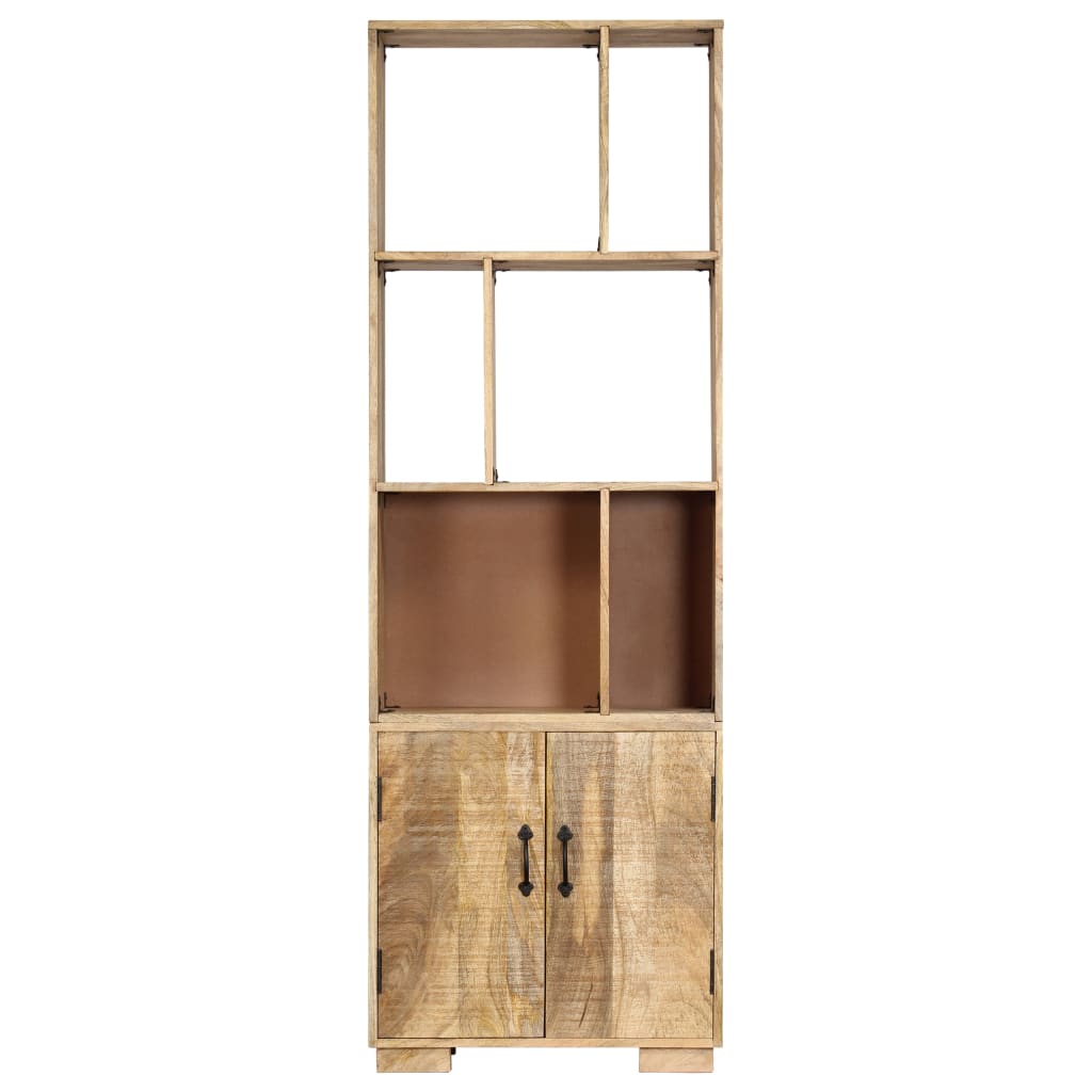 bogreol massivt mangotræ 60 x 35 x 180 cm