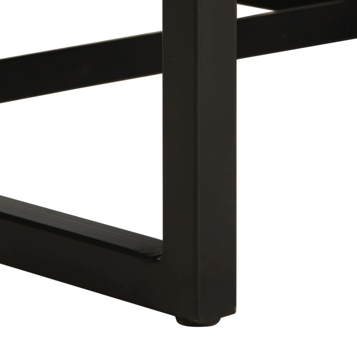 lænestol ægte læder sort