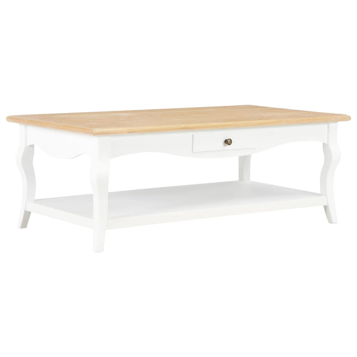 sofabord 110 x 60 x 40 cm MDF hvid