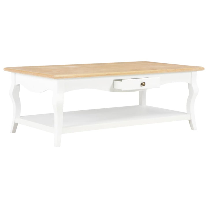 sofabord 110 x 60 x 40 cm MDF hvid