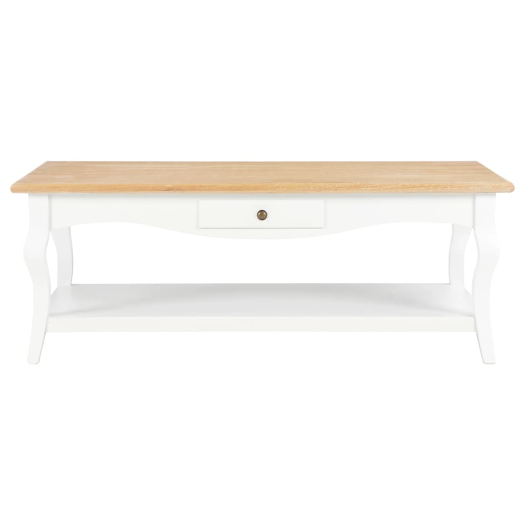 sofabord 110 x 60 x 40 cm MDF hvid
