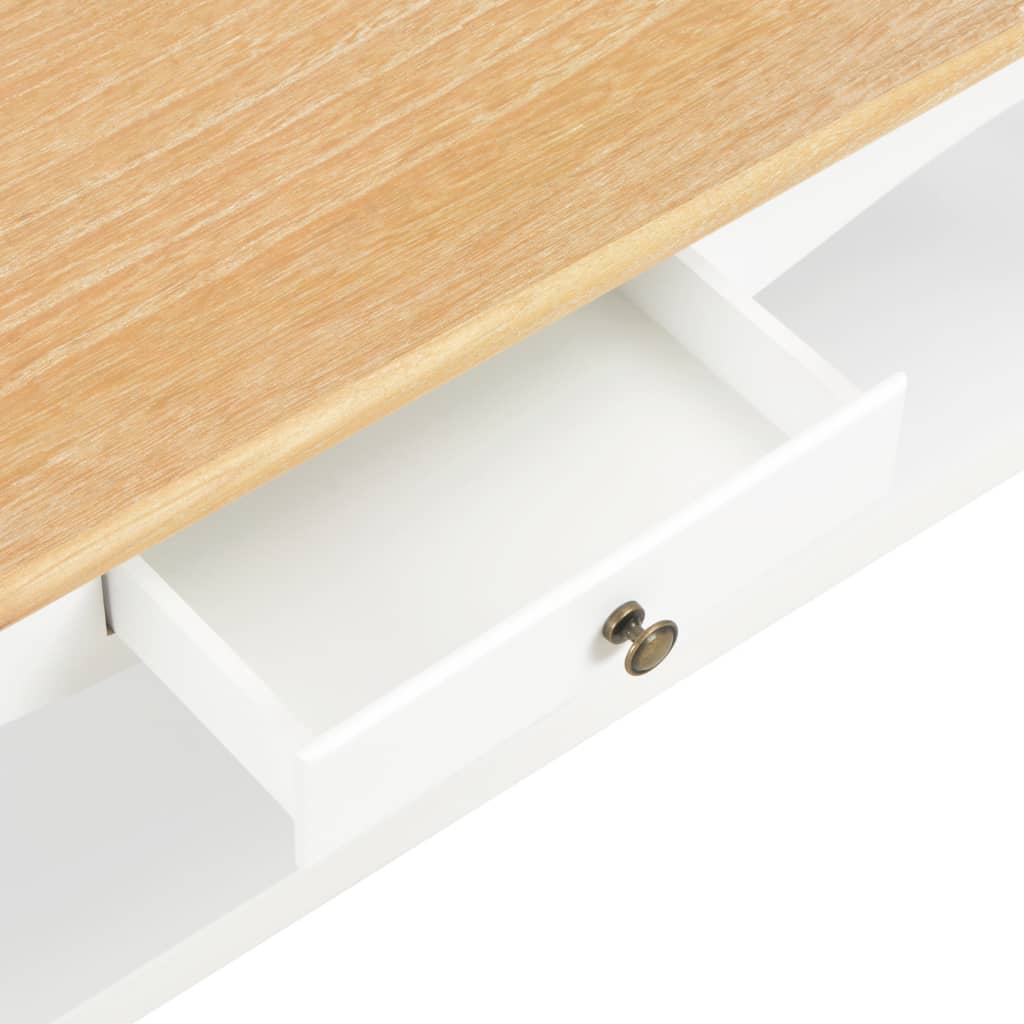 sofabord 110 x 60 x 40 cm MDF hvid
