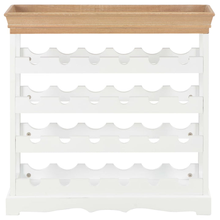 vinskab 70 x 22,5 x 70,5 cm MDF hvid