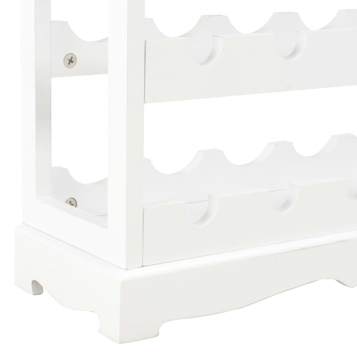 vinskab 70 x 22,5 x 70,5 cm MDF hvid