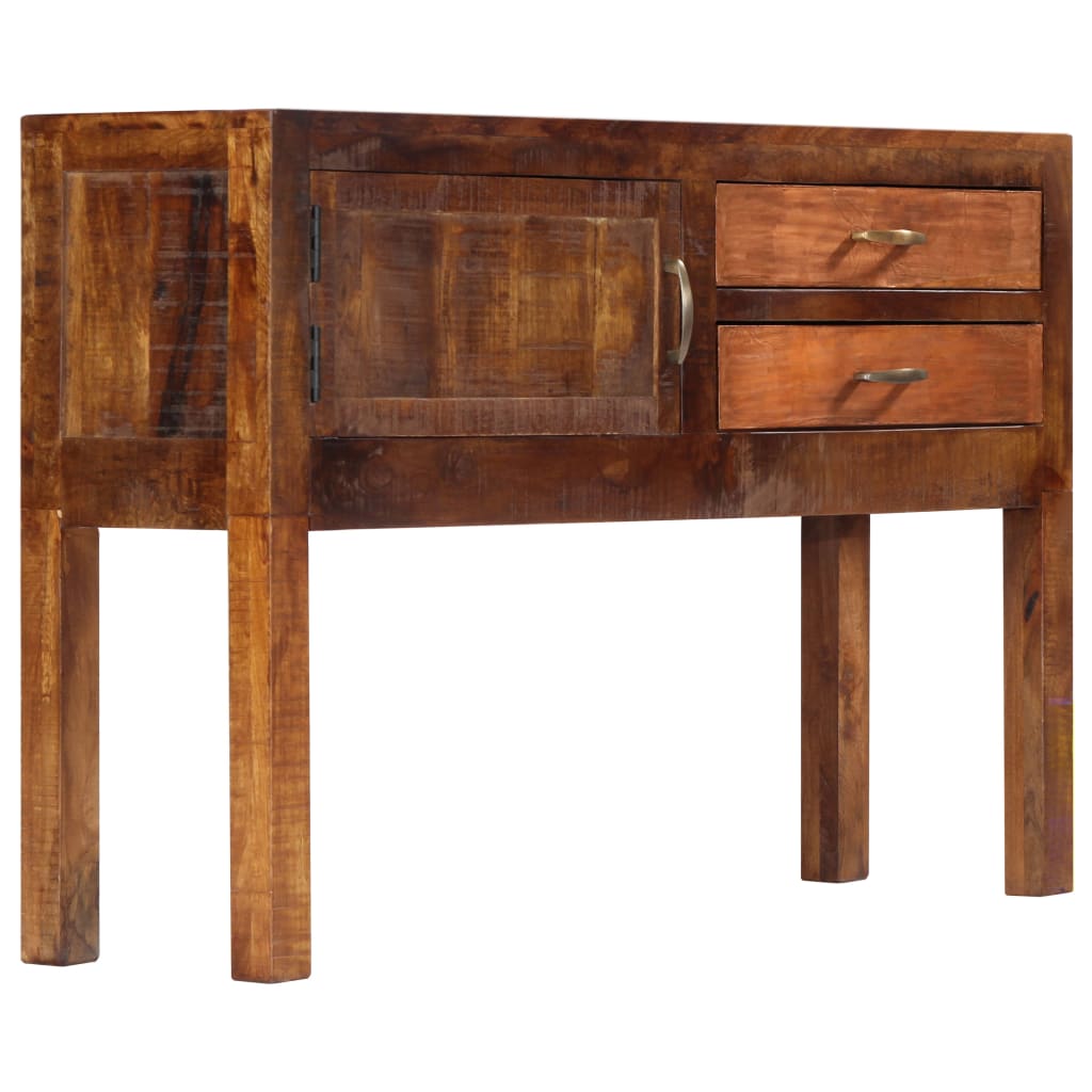 skænk 118x30x75 cm massivt mangotræ