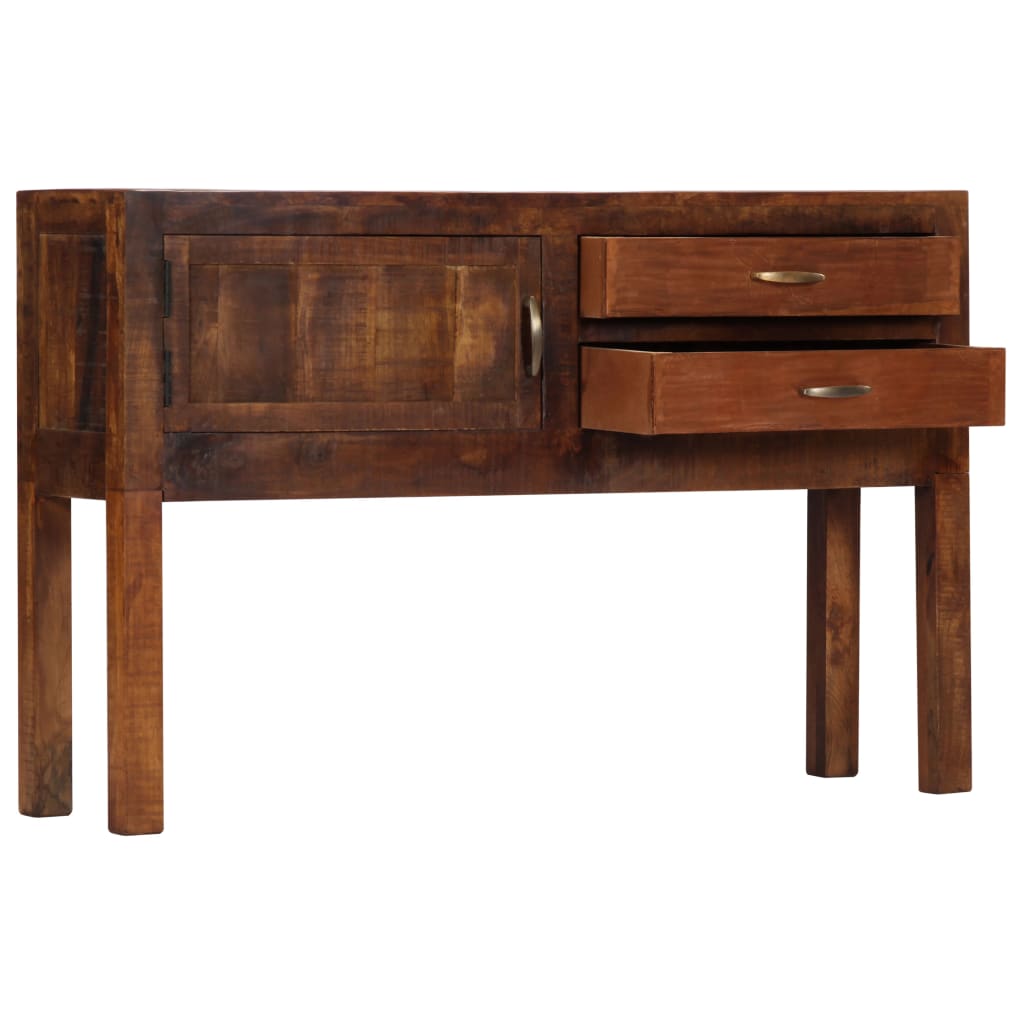 skænk 118x30x75 cm massivt mangotræ