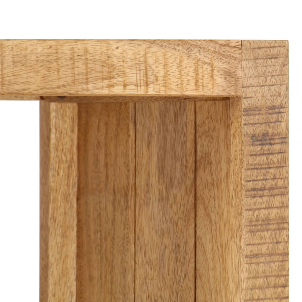 bogreol 40 x 30 x 175 cm massivt mangotræ