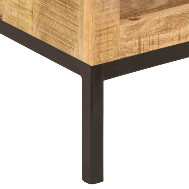 bogreol 40 x 30 x 175 cm massivt mangotræ