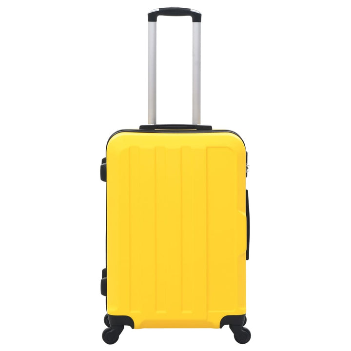 kuffertsæt i 3 dele hardcase ABS gul