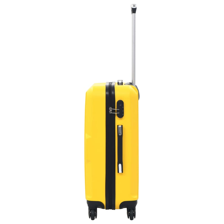 kuffertsæt i 3 dele hardcase ABS gul