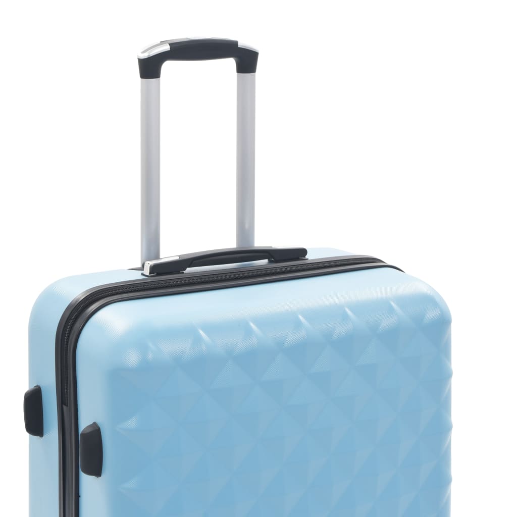 kuffertsæt i 3 dele hardcase ABS blå