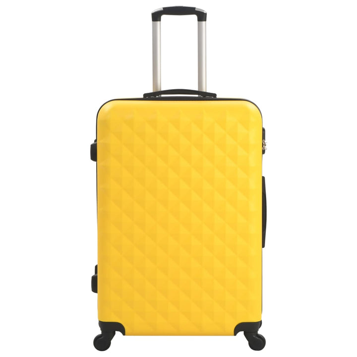 kuffertsæt i 3 dele hardcase ABS gul