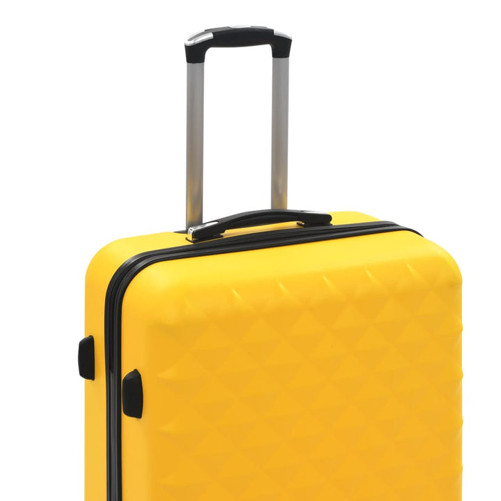 kuffertsæt i 3 dele hardcase ABS gul