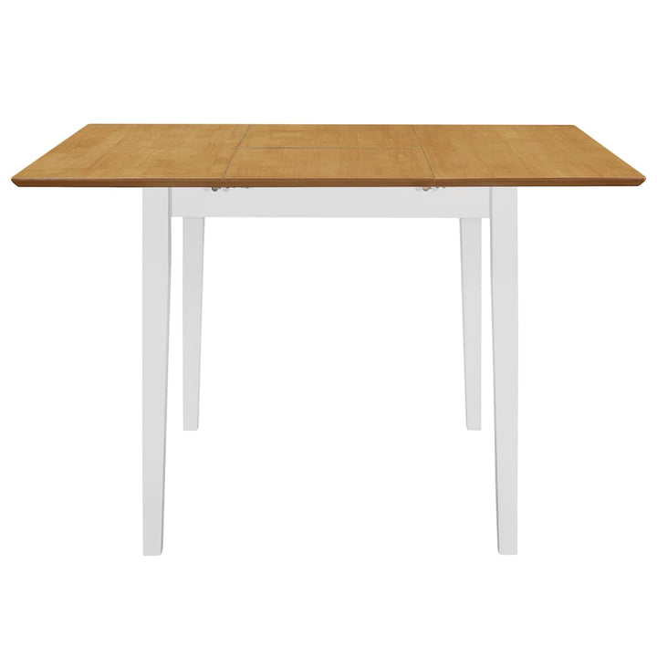 udvideligt spisebord (80-120)x80x74 cm MDF hvid