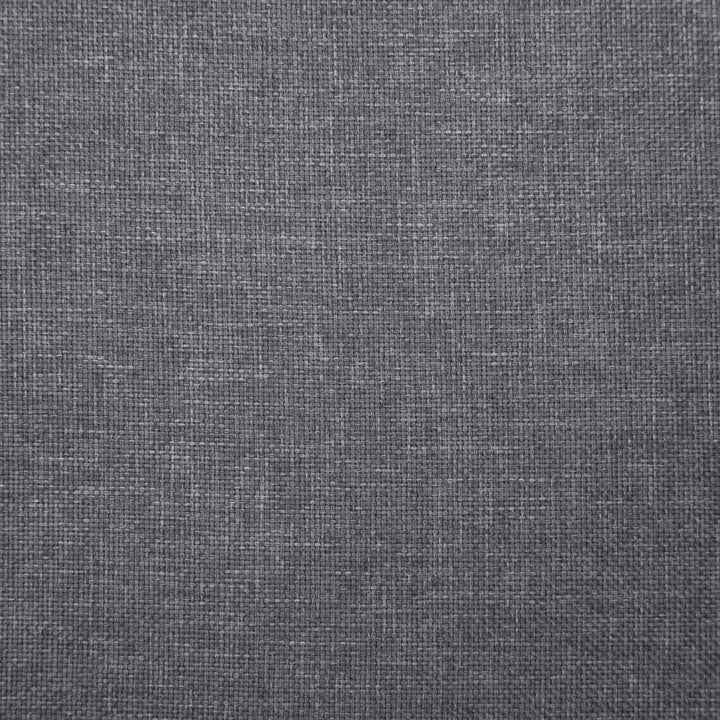 bænk med opbevaringsrum 116 cm polyester lysegrå