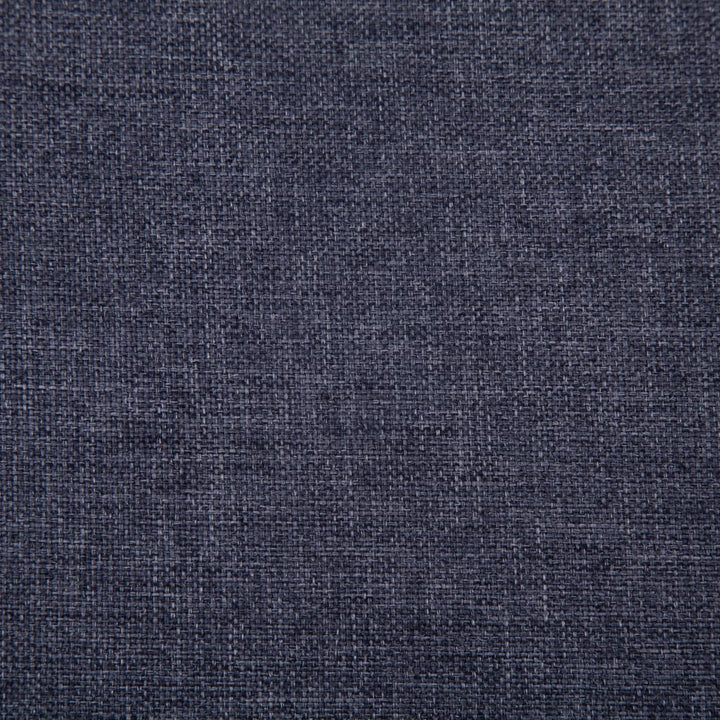 bænk med opbevaringsrum 116 cm polyester mørkegrå
