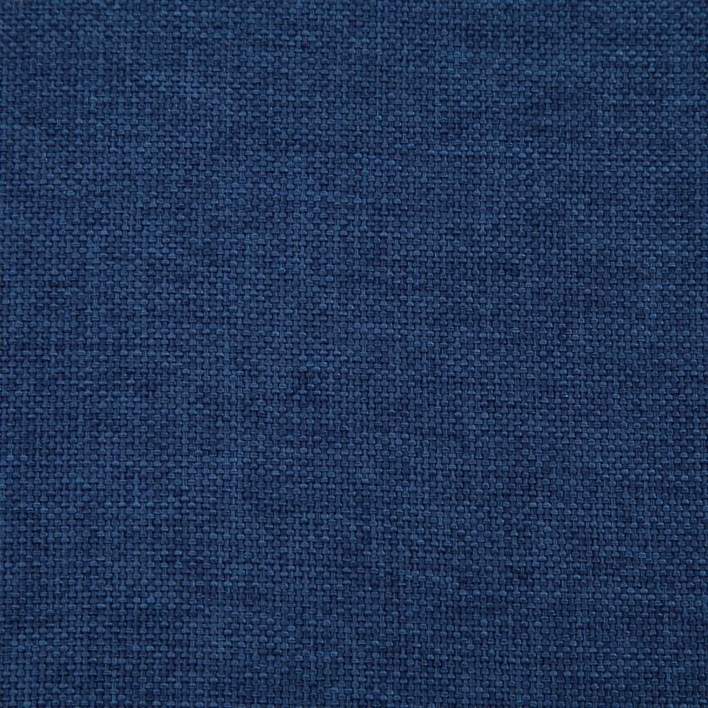 bænk med opbevaringsrum 116 cm polyester blå