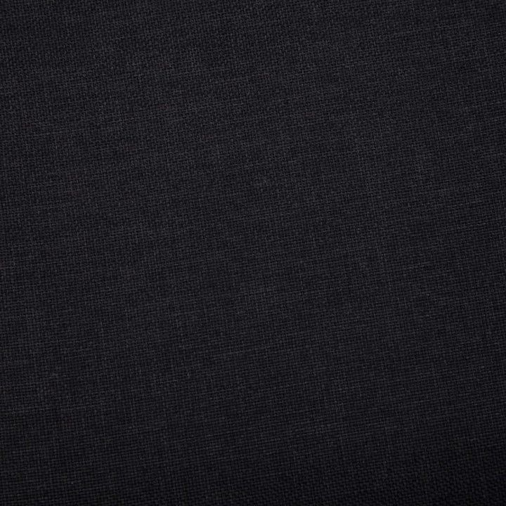 bænk med opbevaringsrum 116 cm polyester sort