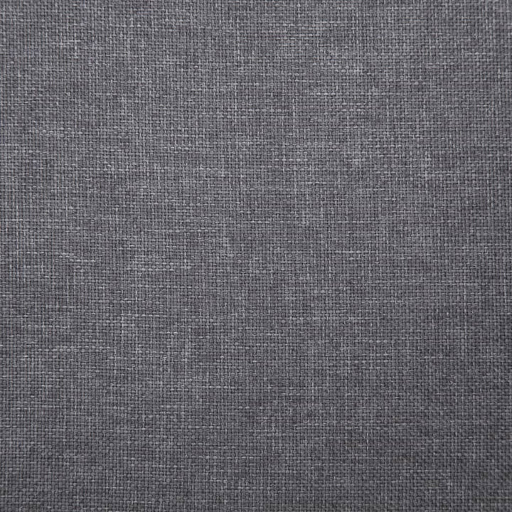 bænk 139,5 cm polyester lysegrå