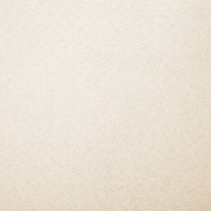 bænk 139,5 cm polyester cremefarvet