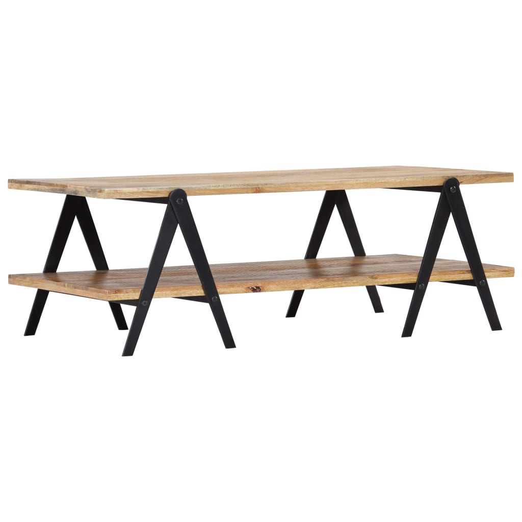 sofabord 115 x 60 x 40 cm massivt mangotræ