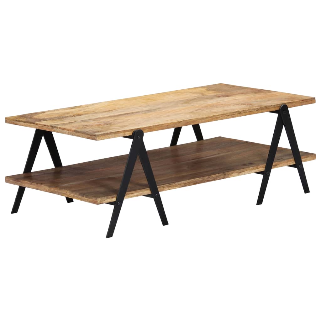sofabord 115 x 60 x 40 cm massivt mangotræ