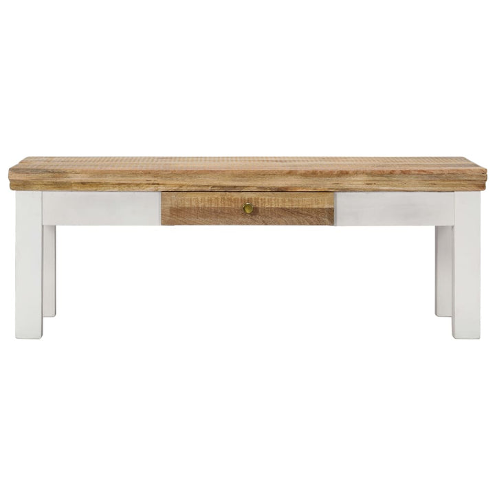sofabord 110 x 50 x 40 cm massivt mangotræ