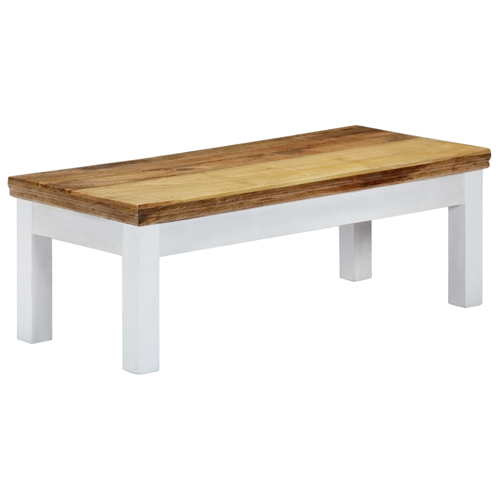 sofabord 110 x 50 x 40 cm massivt mangotræ