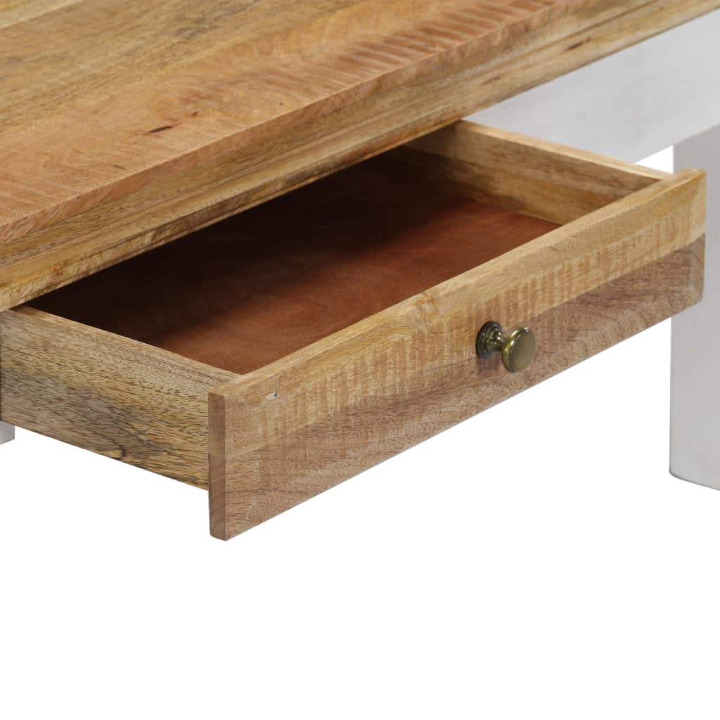 sofabord 110 x 50 x 40 cm massivt mangotræ