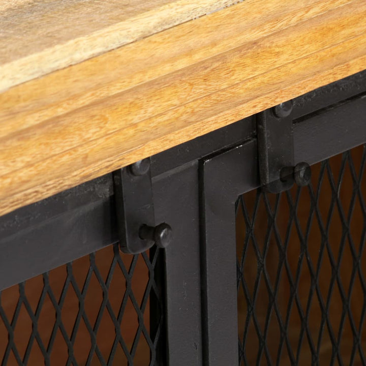 skænk 150 x 40 x 75 cm massivt mangotræ