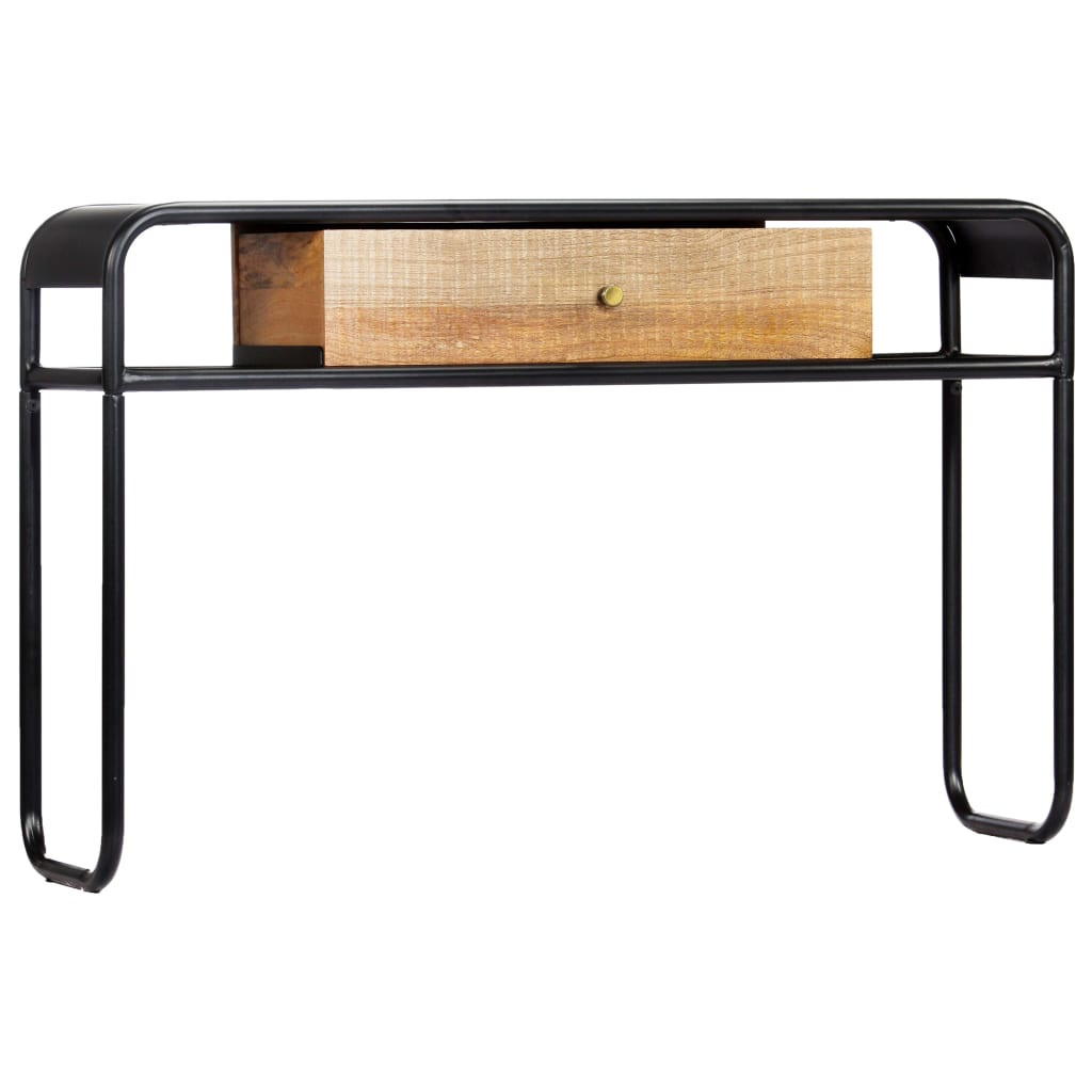 konsolbord 118 x 30 x 75 cm massivt mangotræ