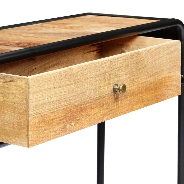konsolbord 118 x 30 x 75 cm massivt mangotræ