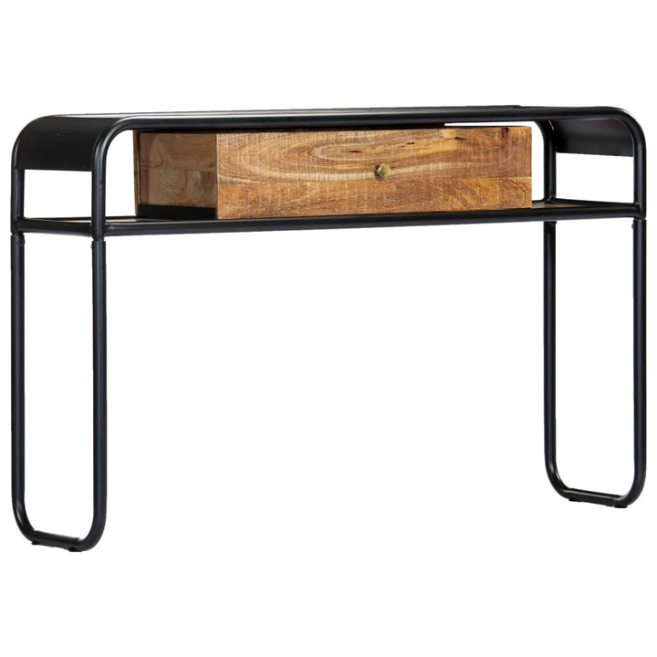 konsolbord 118 x 30 x 75 cm massivt mangotræ