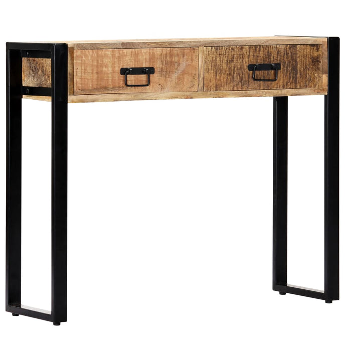 konsolbord 90 x 30 x 75 cm massivt mangotræ